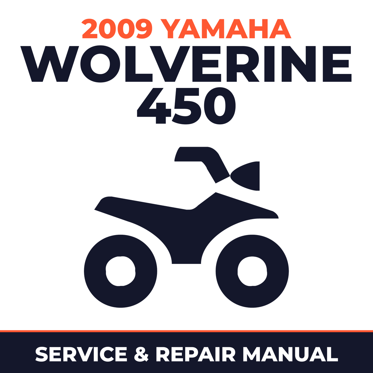 2009 Yamaha WOLVERINE 450 Service and Repair Manual - ATV workshop manual cover