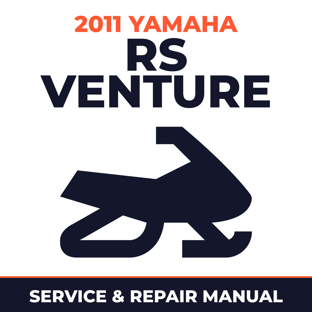 2011 Yamaha RS VENTURE Service and Repair Manual - snowmobile workshop manual cover