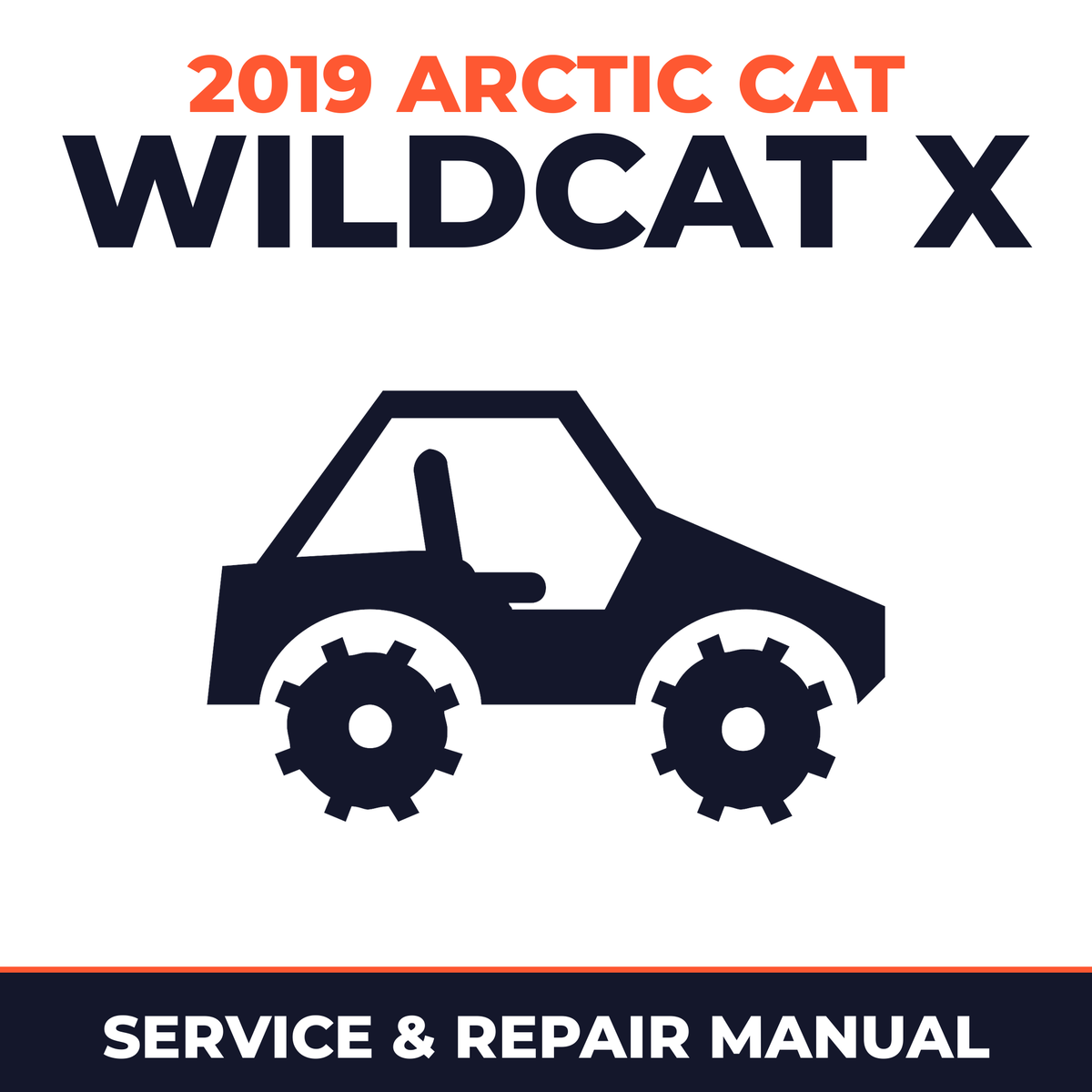 2019 Arctic Cat Wildcat X Service and Repair Manual - side-by-side workshop manual cover