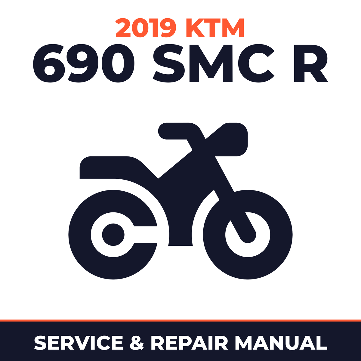 2019 KTM 690 SMC R Service and Repair Manual - motorcycle workshop manual cover