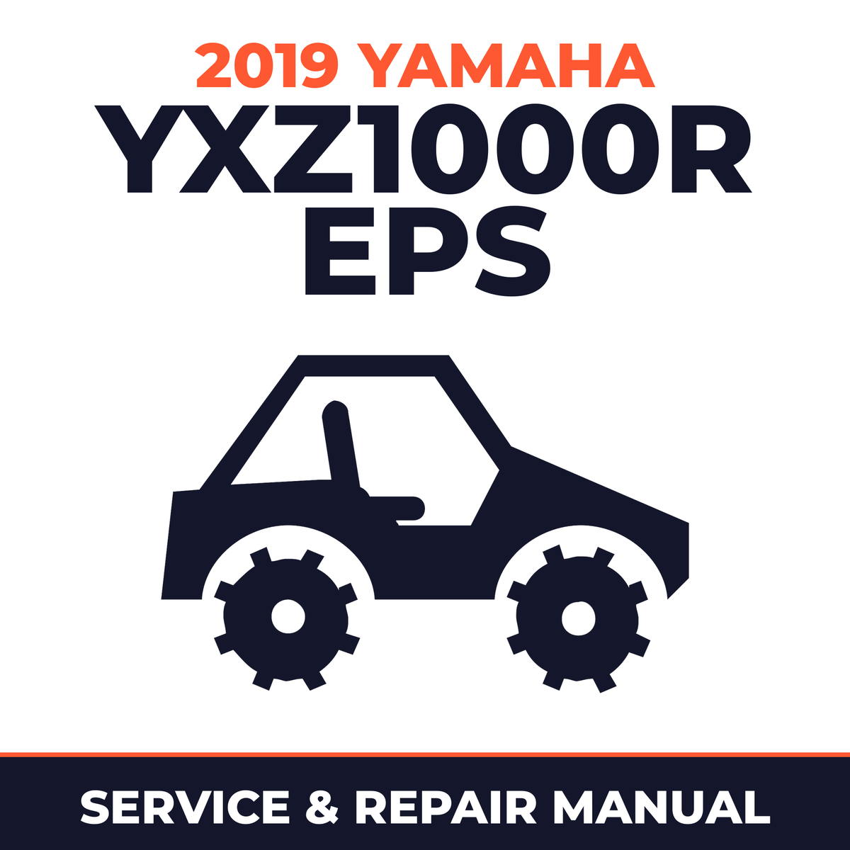 2019 Yamaha YXZ1000R EPS Service and Repair Manual - side-by-side workshop manual cover