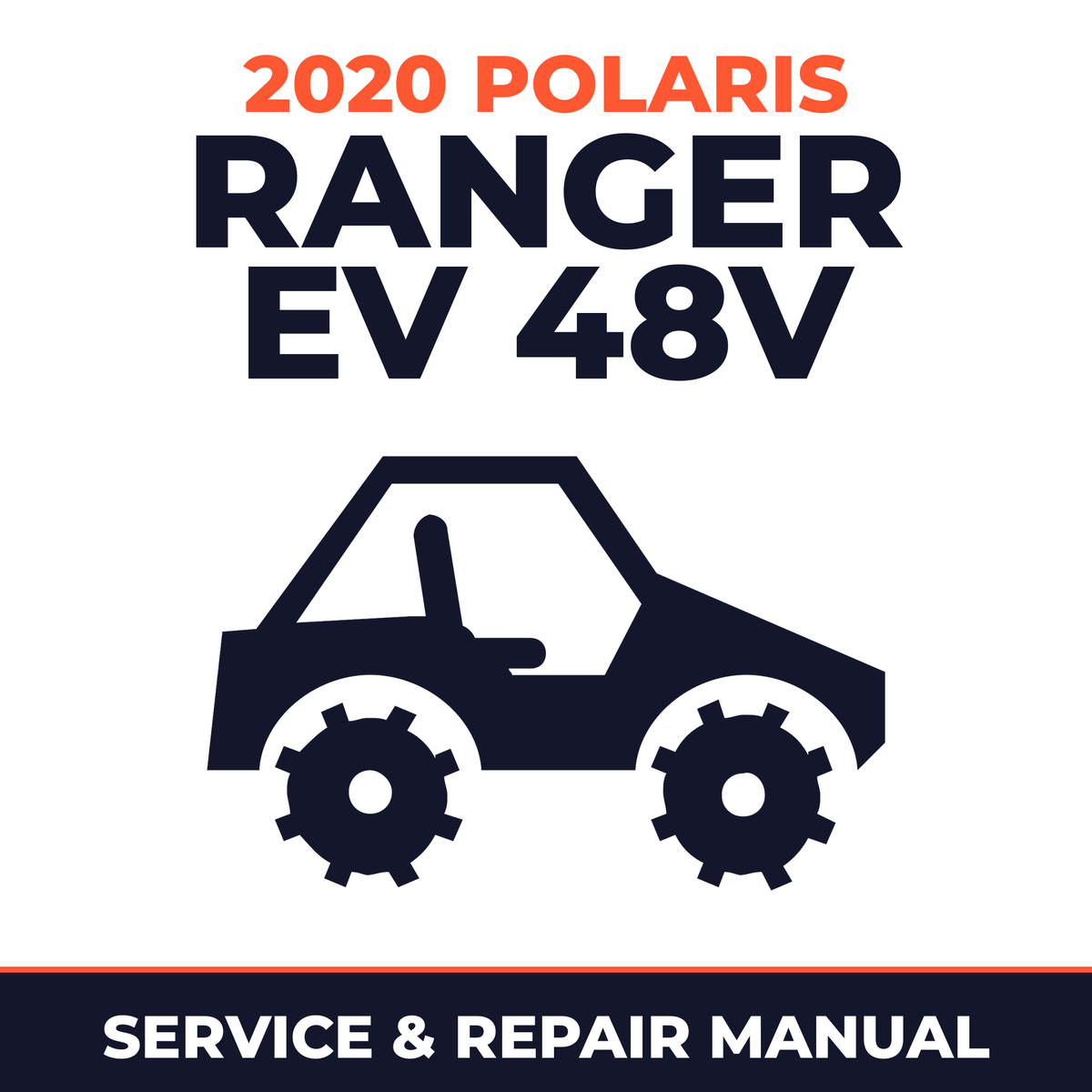 2020 Polaris Ranger EV 48V Service and Repair Manual - side-by-side workshop manual cover