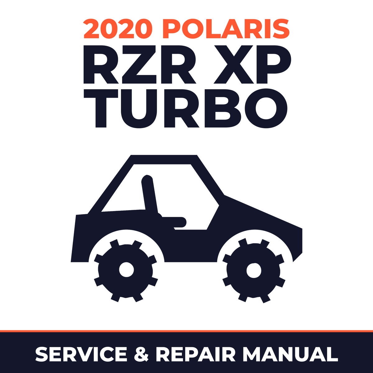2020 Polaris RZR XP Turbo Service and Repair Manual - side-by-side workshop manual cover