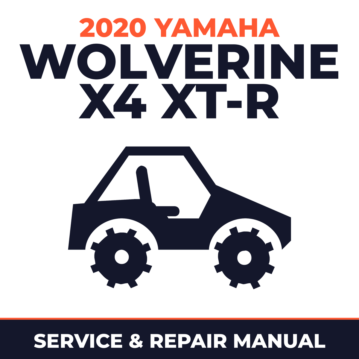 2020 Yamaha WOLVERINE X4 XT-R Service and Repair Manual - side-by-side workshop manual cover