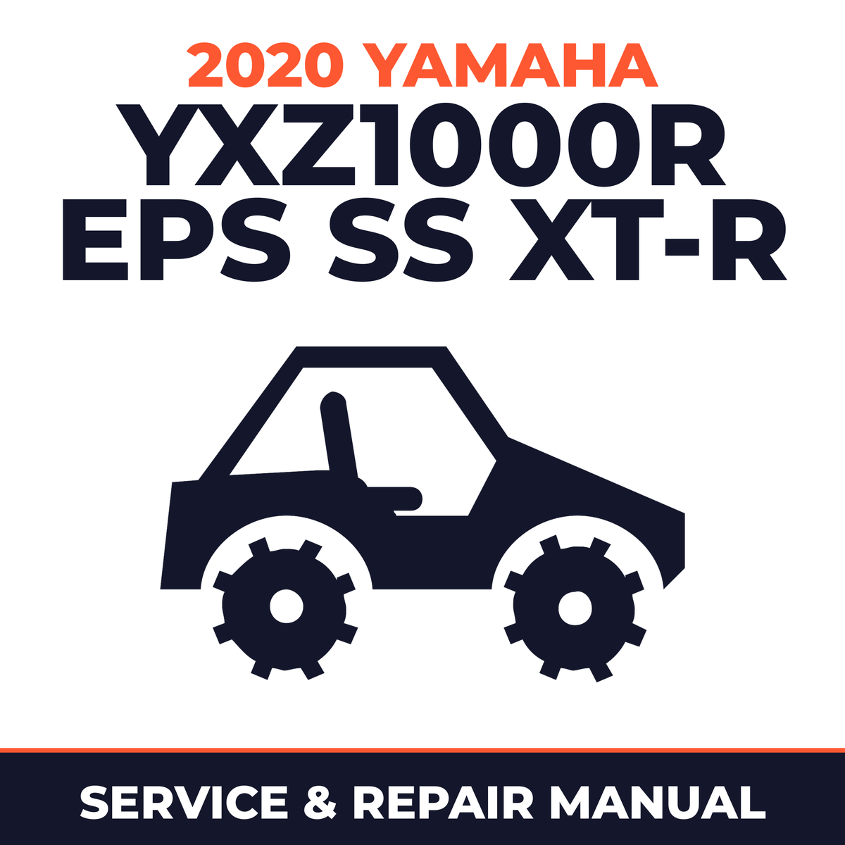 2020 Yamaha YXZ1000R EPS SS XT-R Service and Repair Manual - side-by-side workshop manual cover
