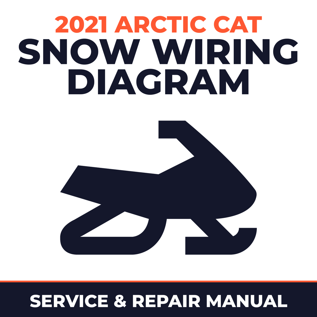 2021 Arctic Cat Snow Wiring Diagram - snowmobile workshop manual cover