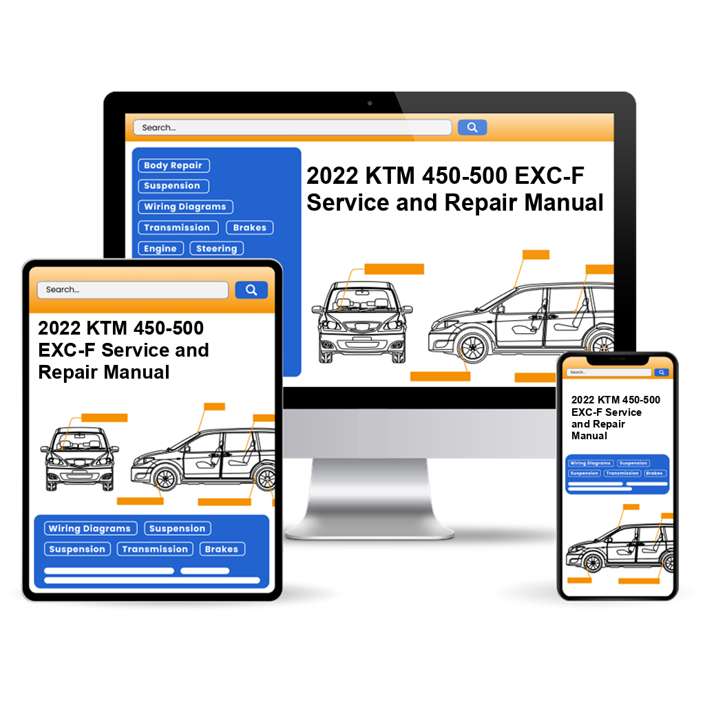 2022 KTM 450-500 EXC-F Service and Repair Manual