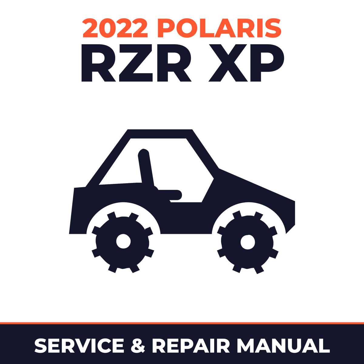 2022 Polaris RZR XP Service and Repair Manual - side-by-side workshop manual cover