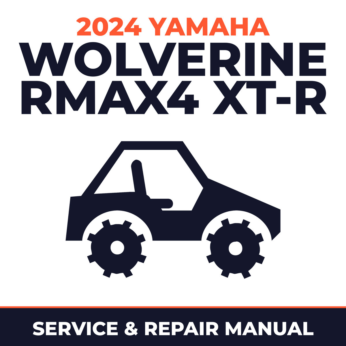 2024 Yamaha WOLVERINE RMAX4 XT-R Service and Repair Manual - side-by-side workshop manual cover