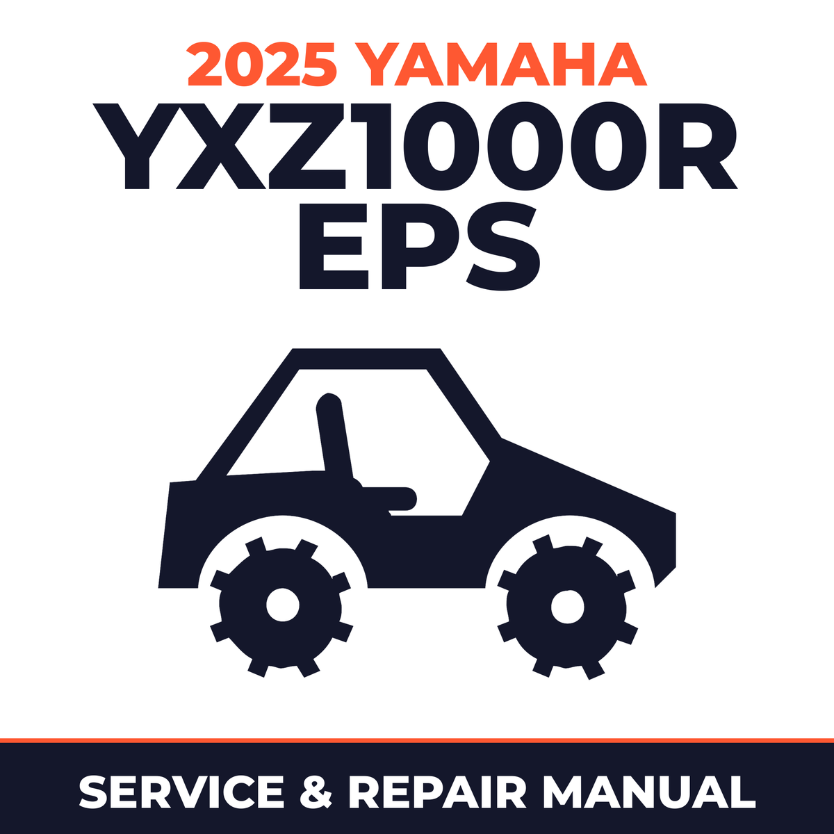 2025 Yamaha YXZ1000R EPS Service and Repair Manual - side-by-side workshop manual cover