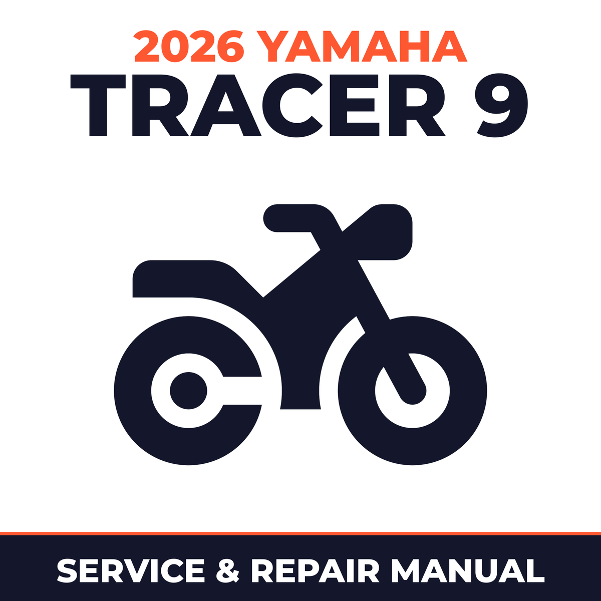 2026 Yamaha TRACER 9 Service and Repair Manual - motorcycle workshop manual cover