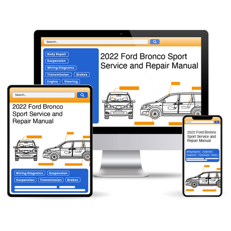 2022 Ford Bronco Sport Service and Repair Manual