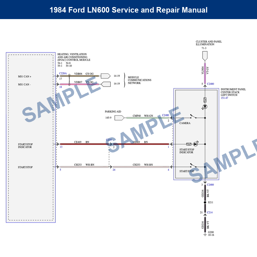 1984 Ford LN600 Service and Repair Manual