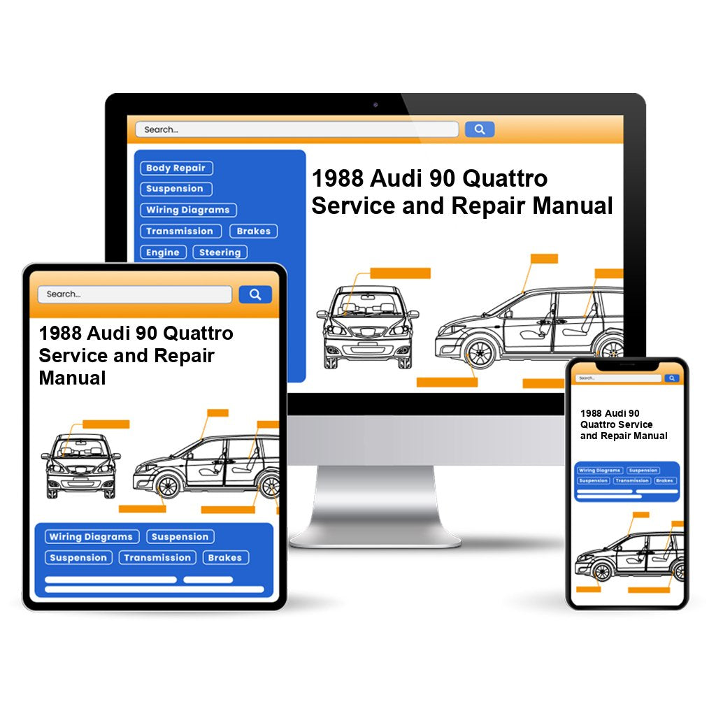 1988 Audi 90 Quattro Service and Repair Manual