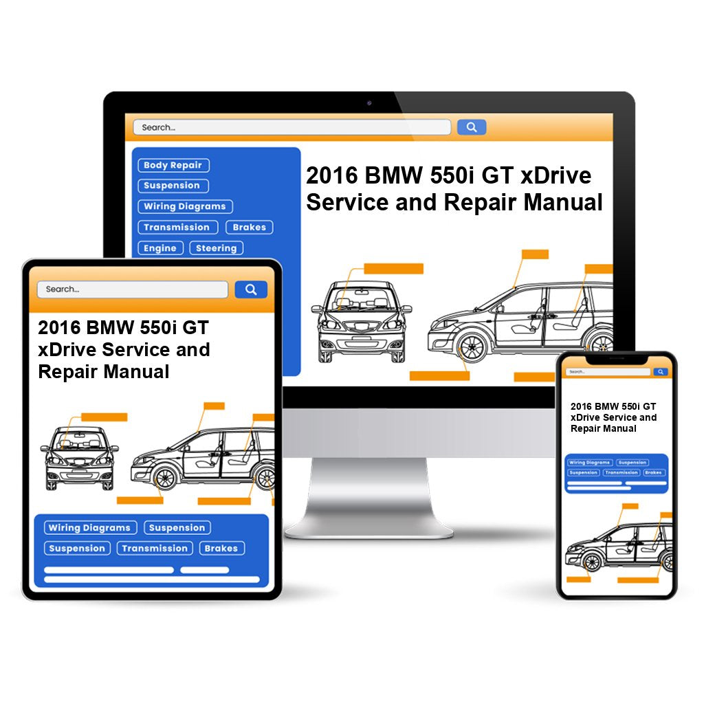 2016 BMW 550i GT xDrive Service and Repair Manual