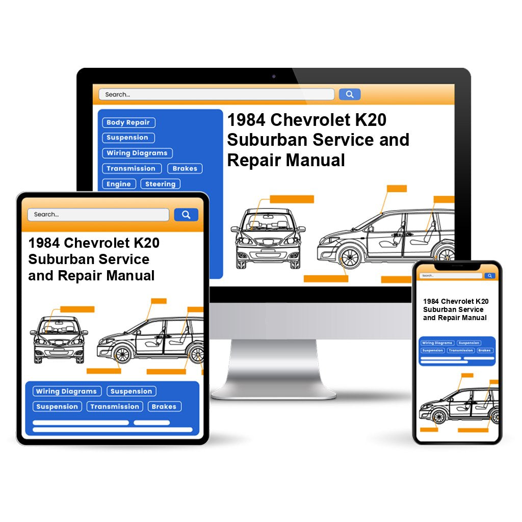 1984 Chevrolet K20 Suburban Service and Repair Manual