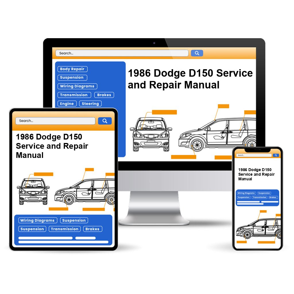 1986 Dodge D150 Service and Repair Manual