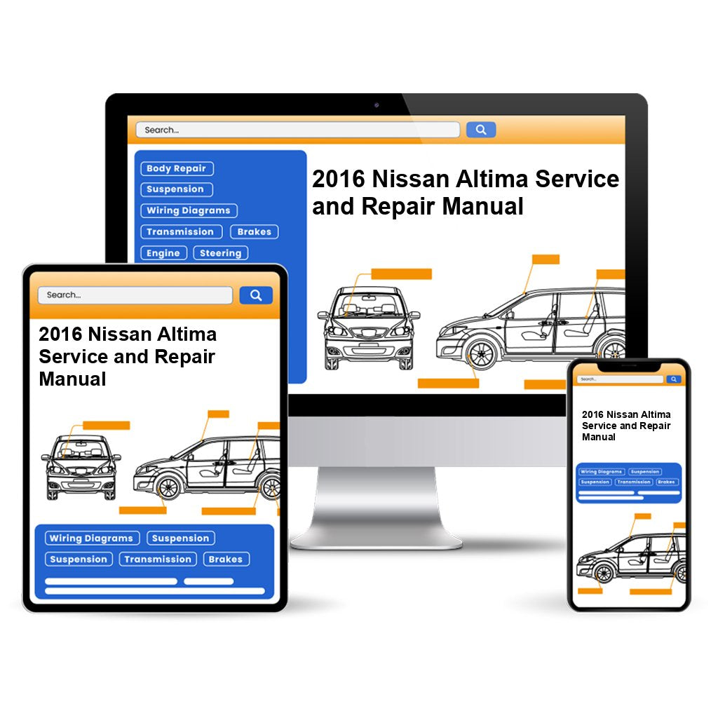 2016 Nissan Altima Service and Repair Manual