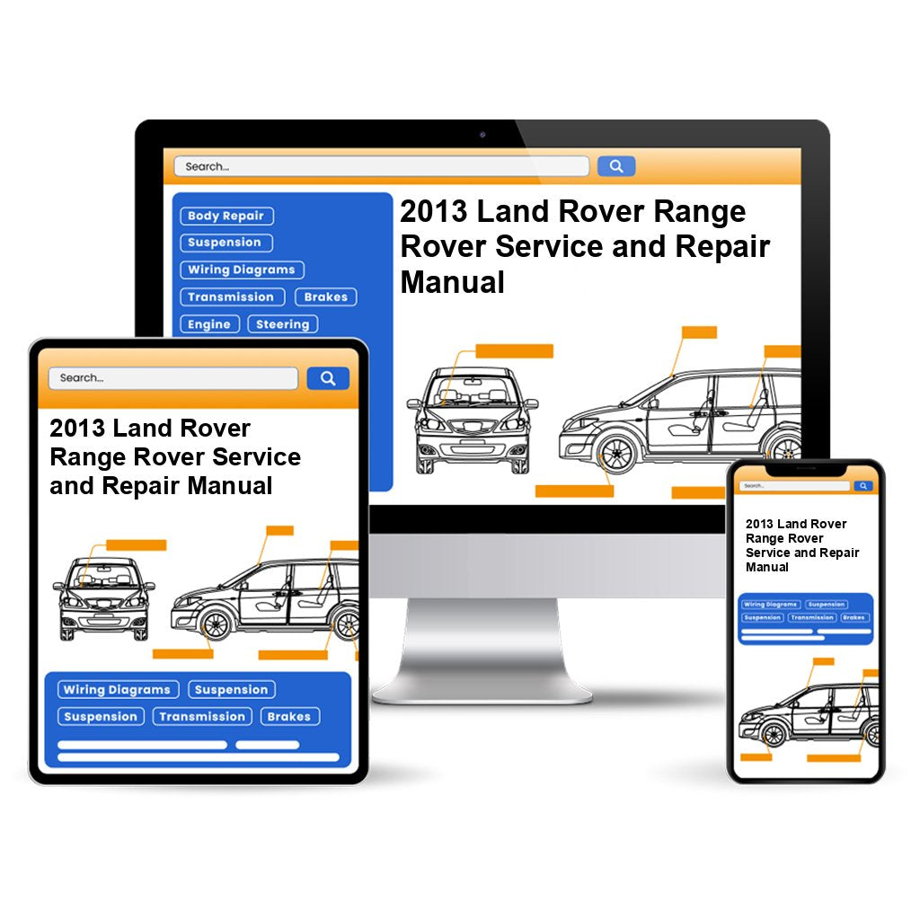 2013 Land Rover Range Rover Service and Repair Manual