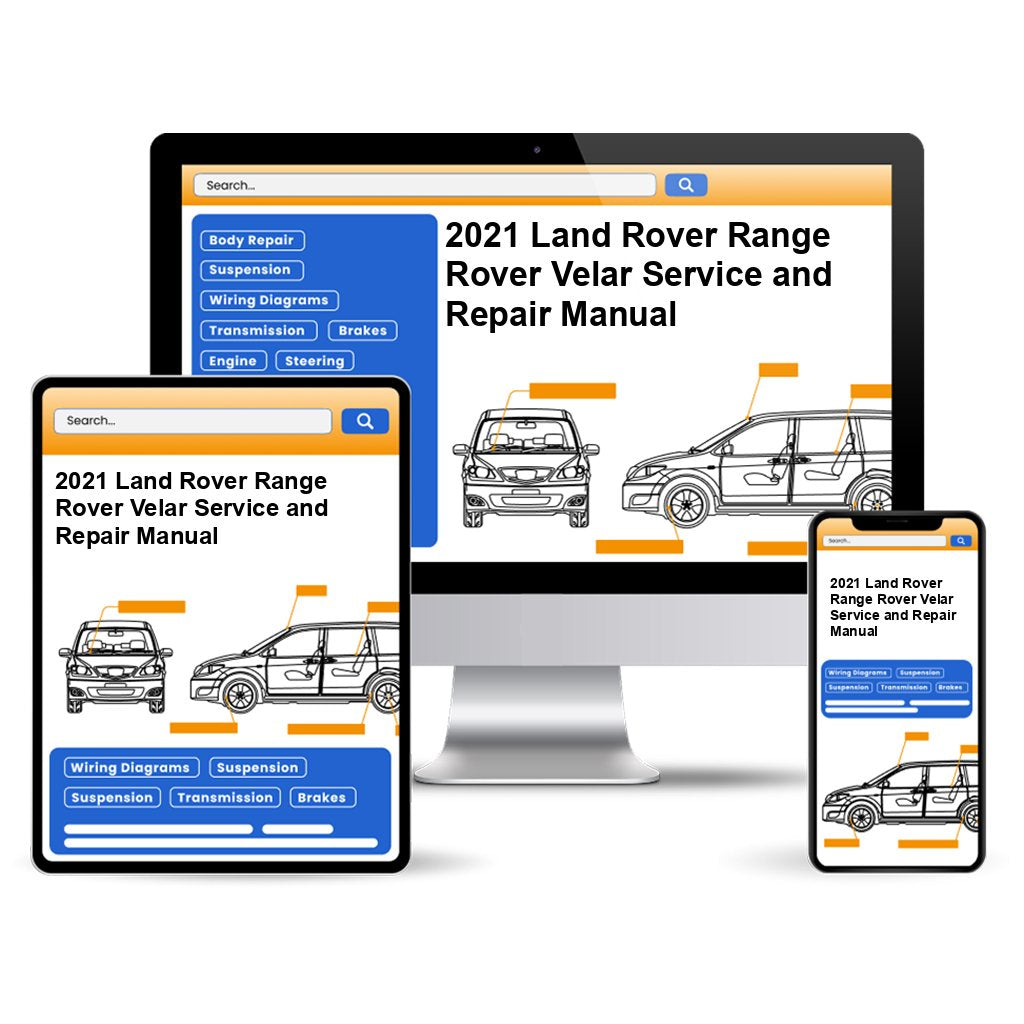 2021 Land Rover Range Rover Velar Service and Repair Manual ...