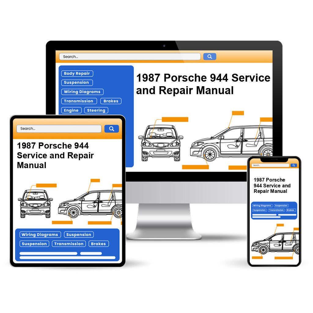 1987 Porsche 944 Service and Repair Manual