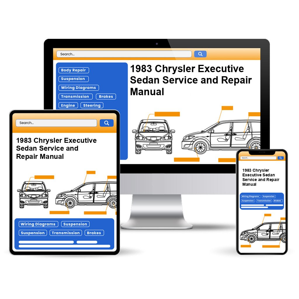 1983 Chrysler Executive Sedan Service and Repair Manual