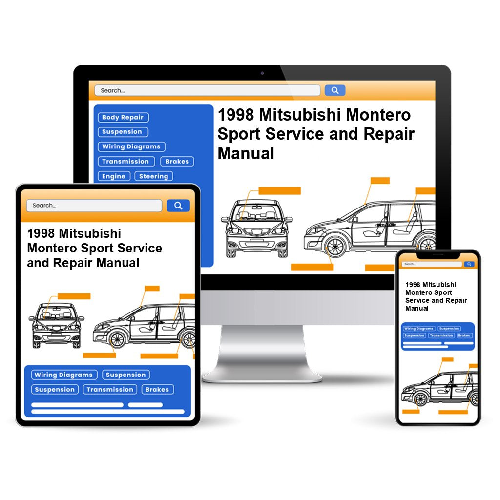 1998 Mitsubishi Montero Sport Service and Repair Manual