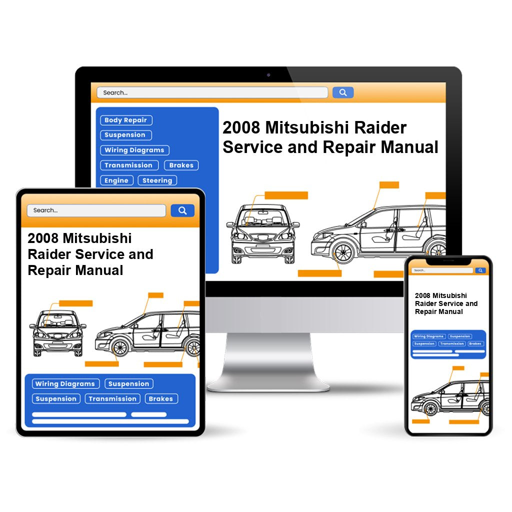 2008 Mitsubishi Raider Service and Repair Manual