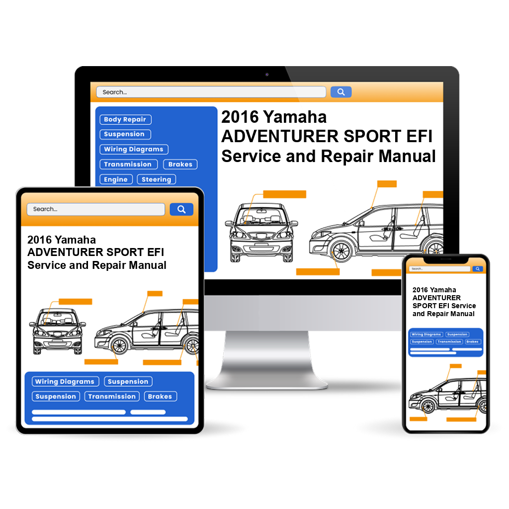 2016 Yamaha ADVENTURER SPORT EFI Service and Repair Manual