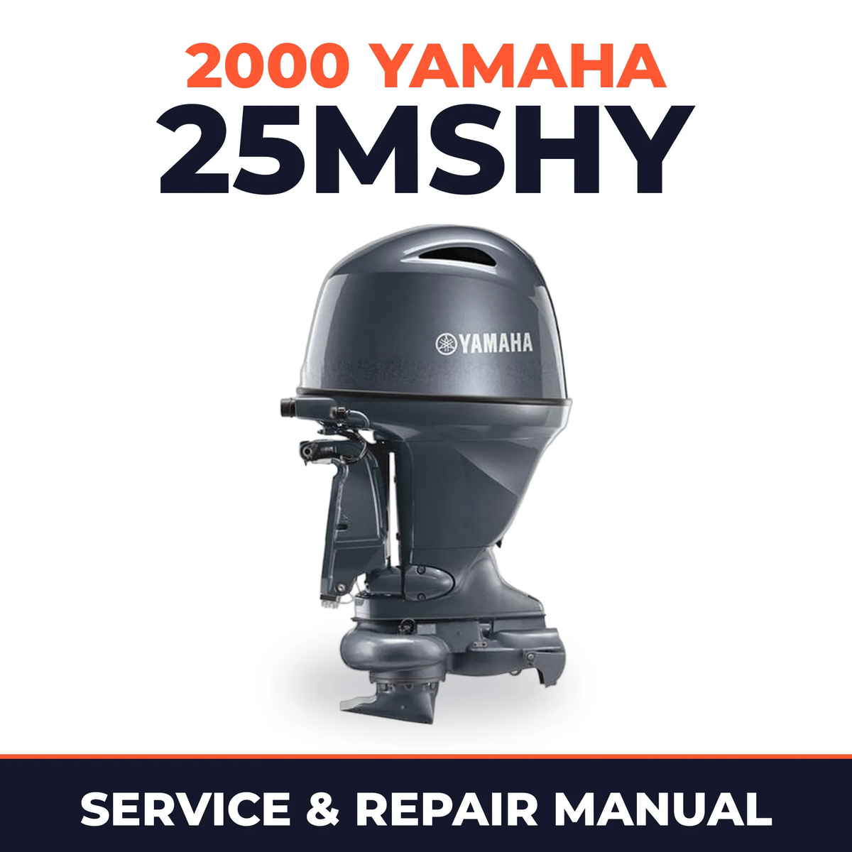 2000 Yamaha 25MSHY 2 stroke Service and Repair Manual