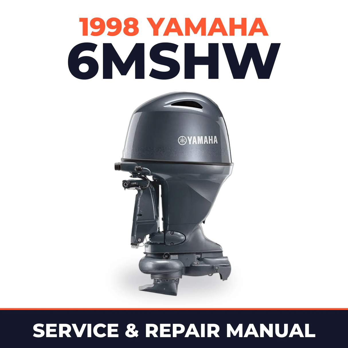1998 Yamaha 6MSHW 2 stroke Service and Repair Manual