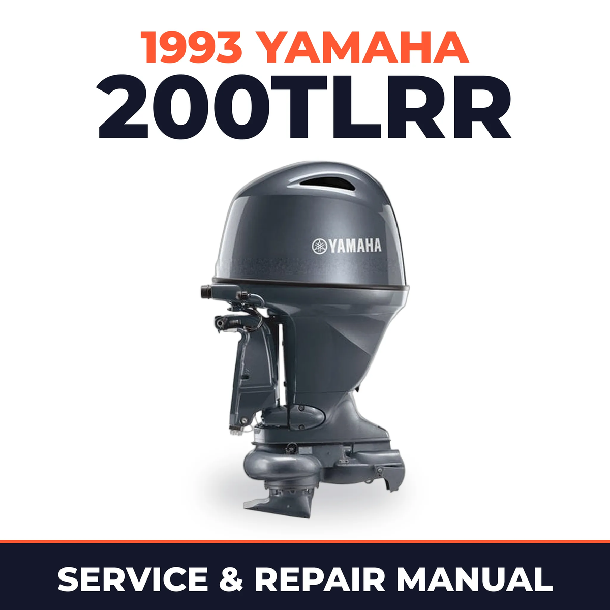 1993 Yamaha 200TLRR 2 stroke Service and Repair Manual