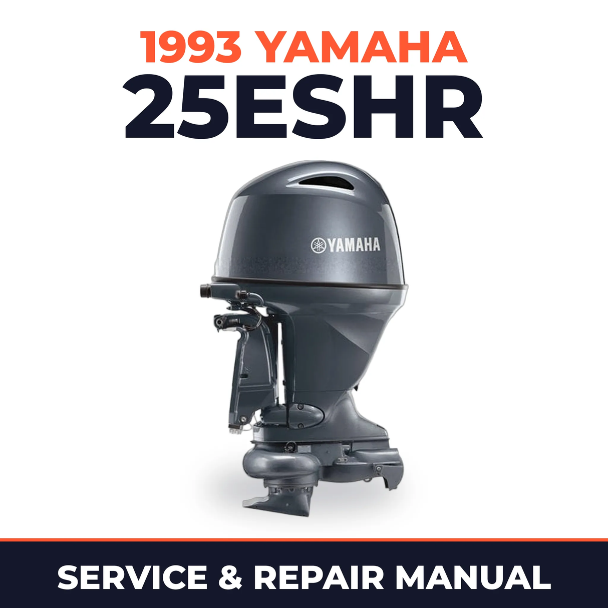 1993 Yamaha 25ESHR 2 stroke Service and Repair Manual