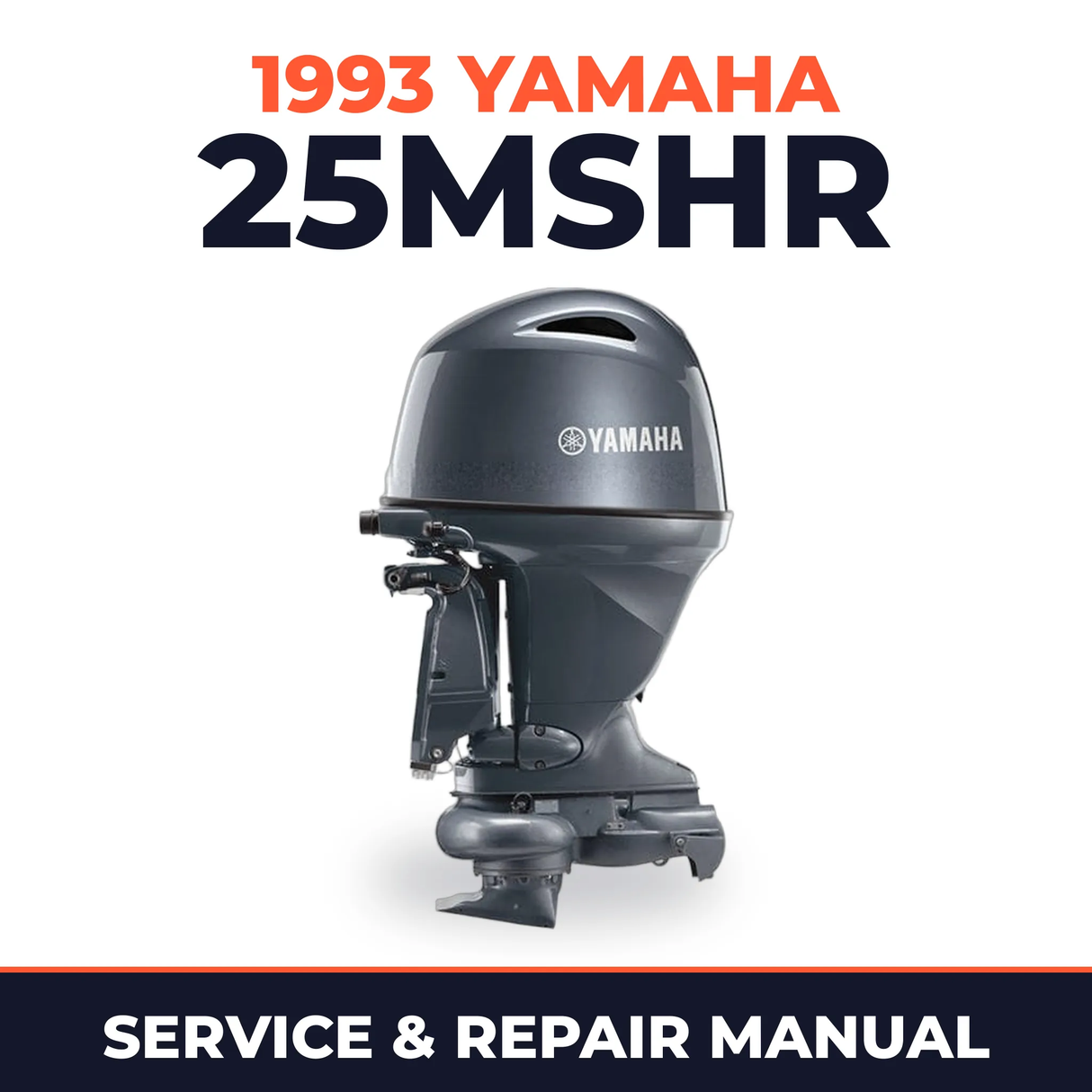 1993 Yamaha 25MSHR 2 stroke Service and Repair Manual