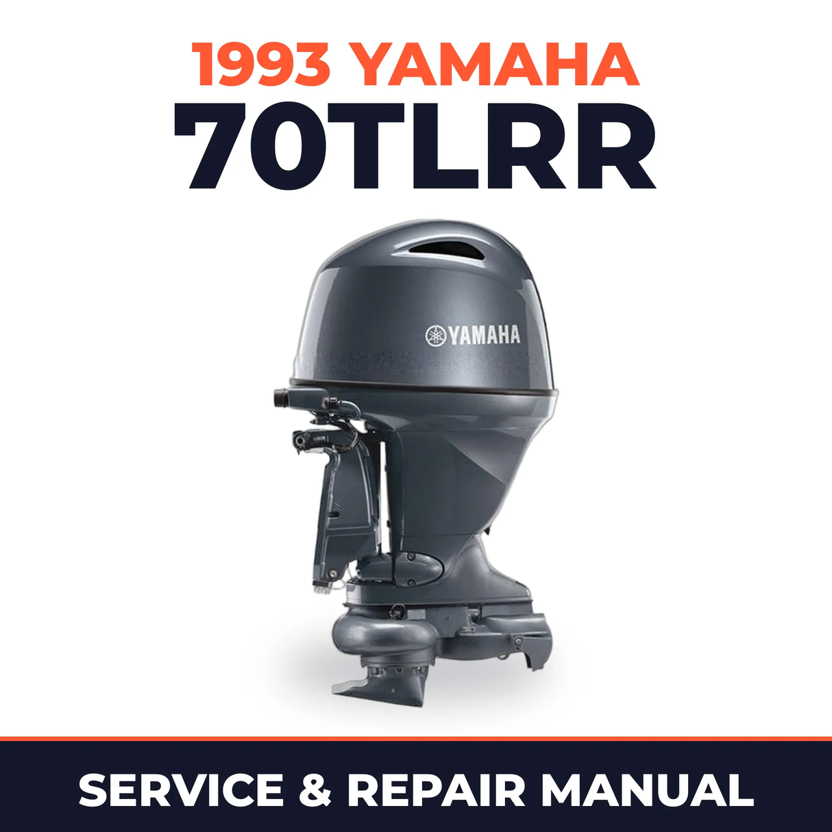1993 Yamaha 70TLRR 2 stroke Service and Repair Manual