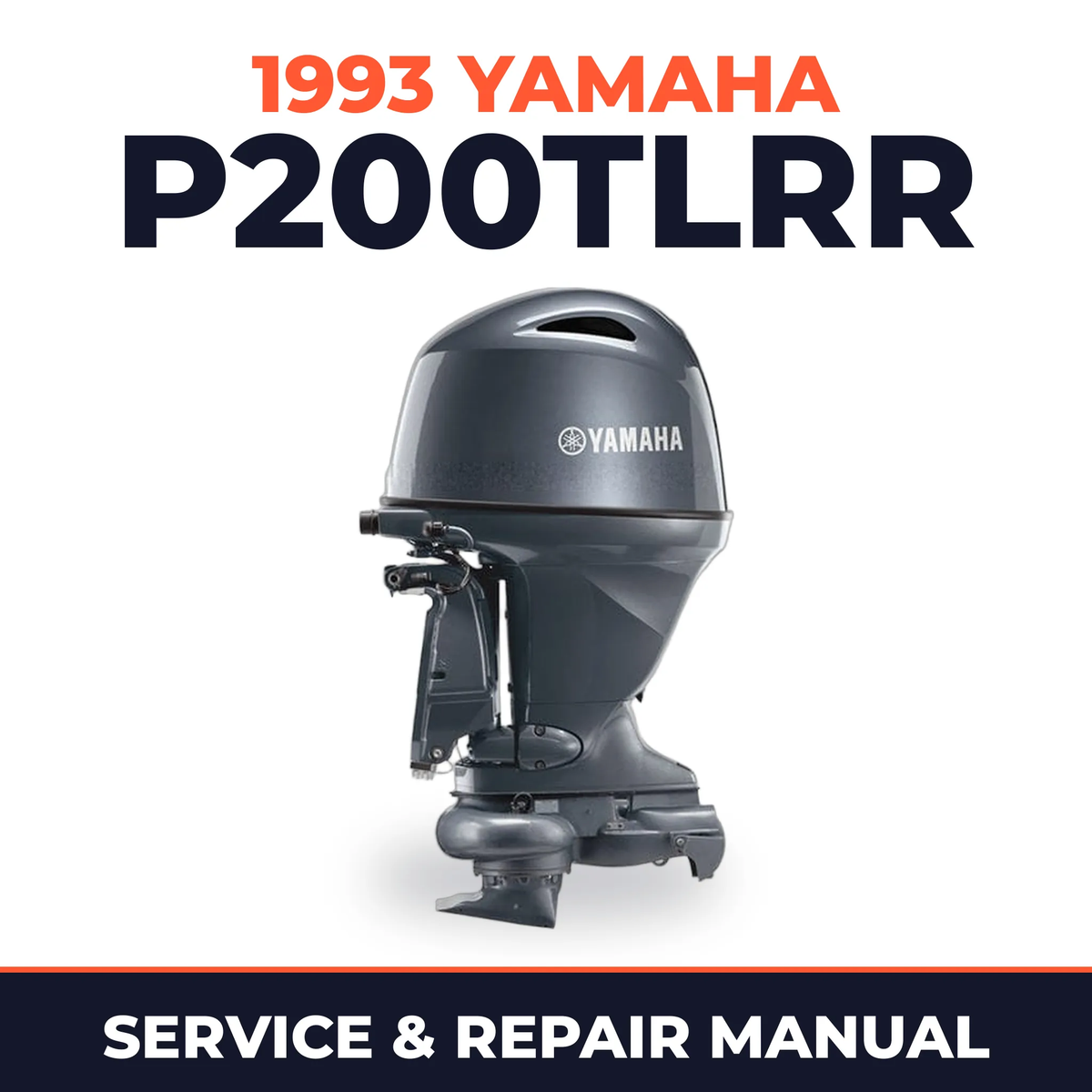 1993 Yamaha P200TLRR 2 stroke Service and Repair Manual