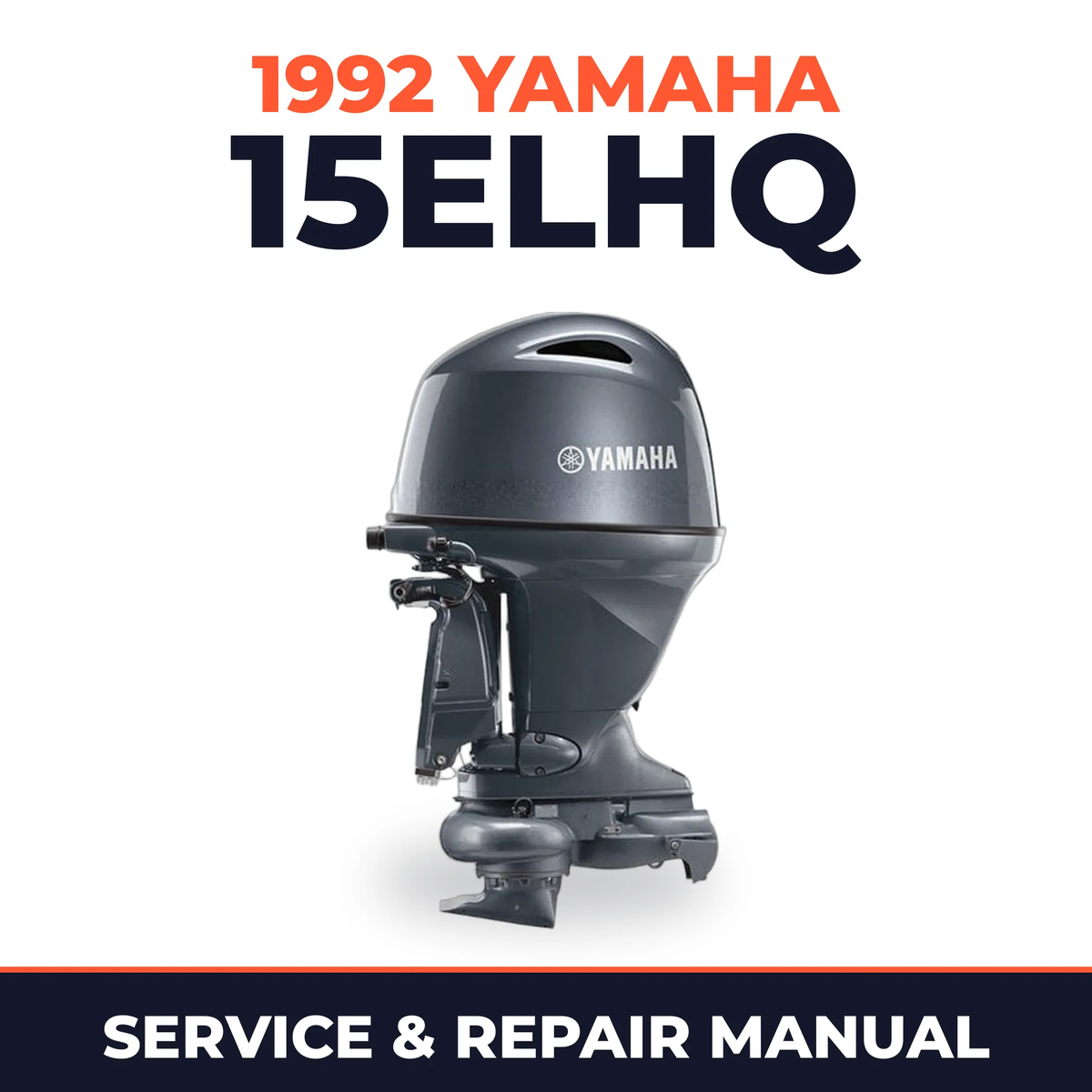 1992 Yamaha 15ELHQ 2 stroke Service and Repair Manual