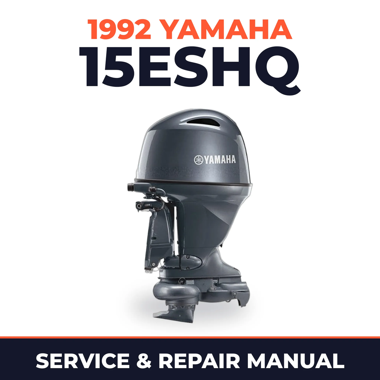 1992 Yamaha 15ESHQ 2 stroke Service and Repair Manual