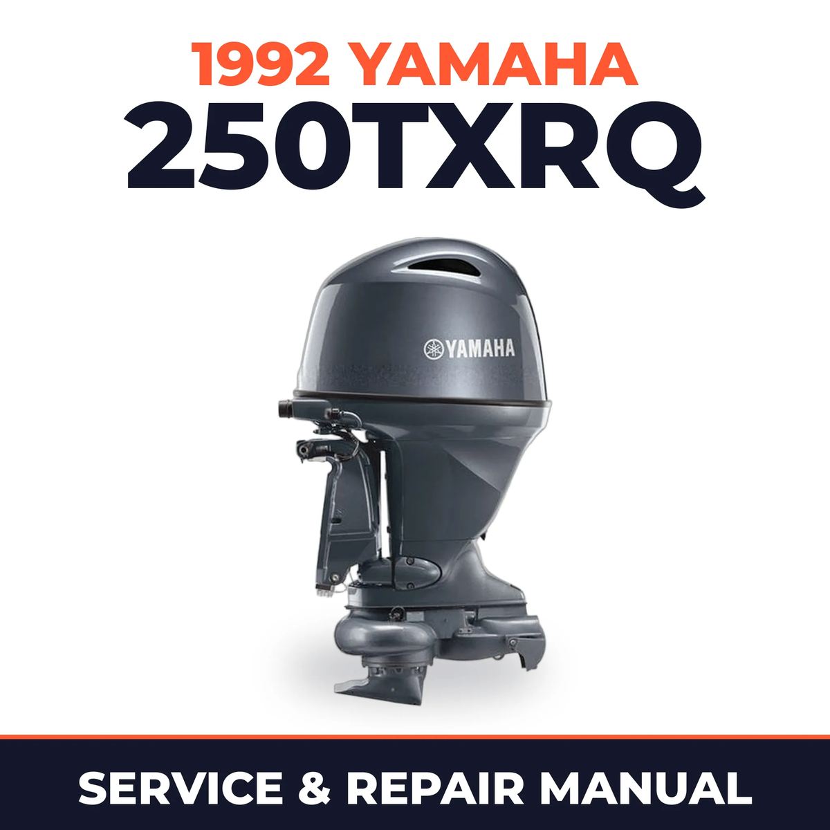 1992 Yamaha 250TXRQ 2 stroke Service and Repair Manual