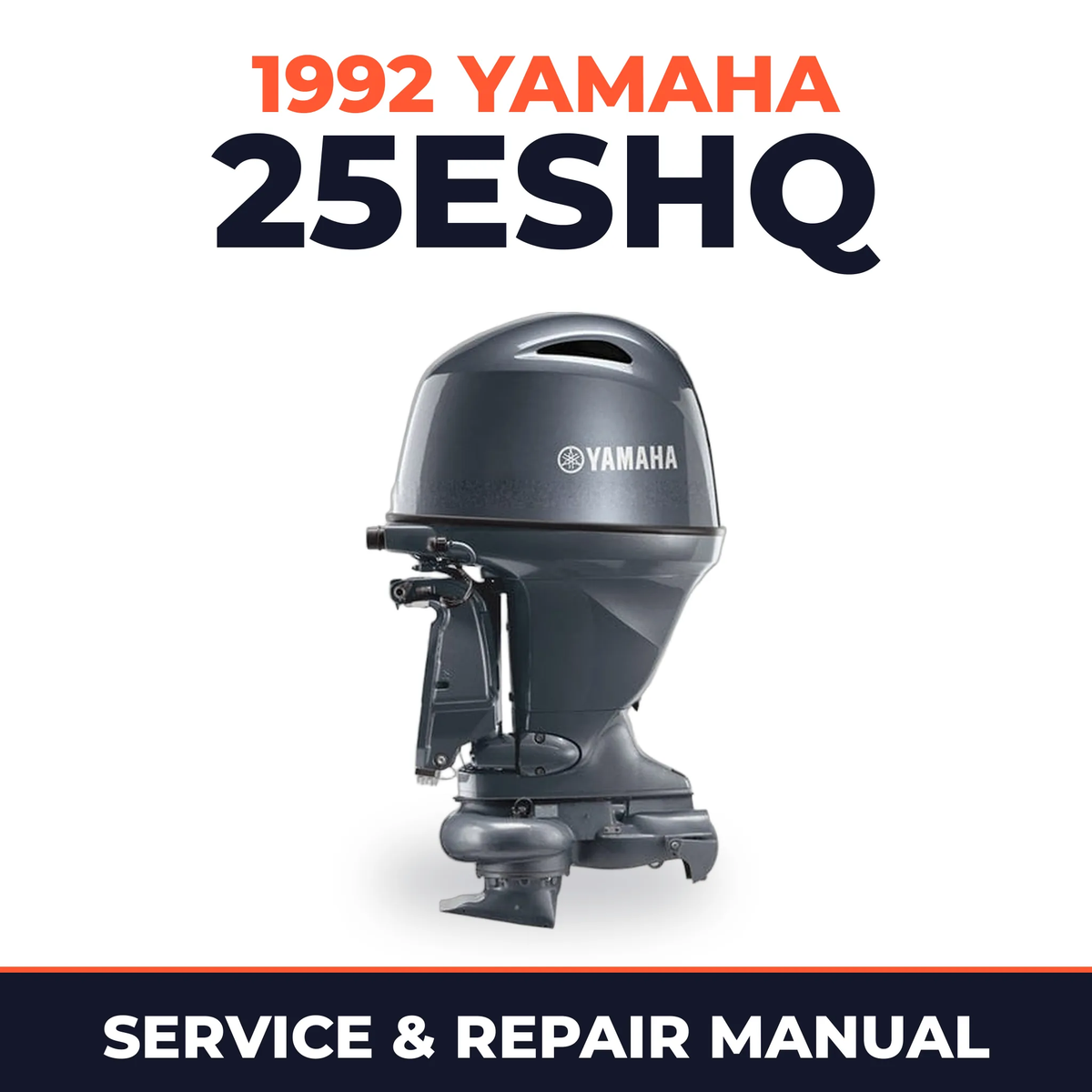 1992 Yamaha 25ESHQ 2 stroke Service and Repair Manual