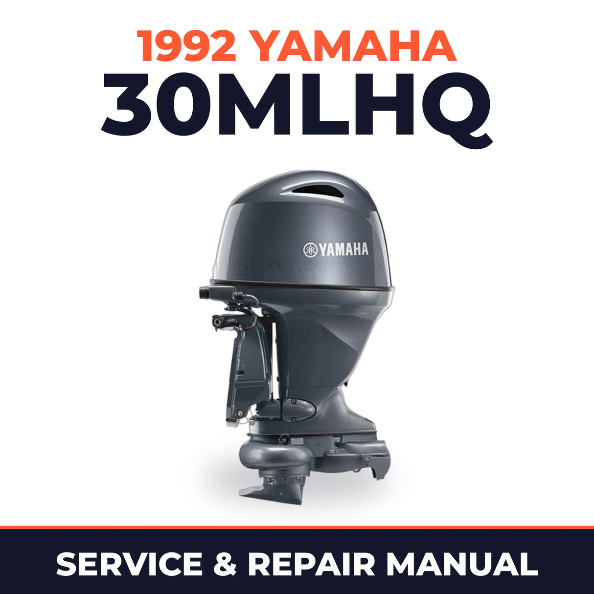 1992 Yamaha 30MLHQ 2 stroke Service and Repair Manual