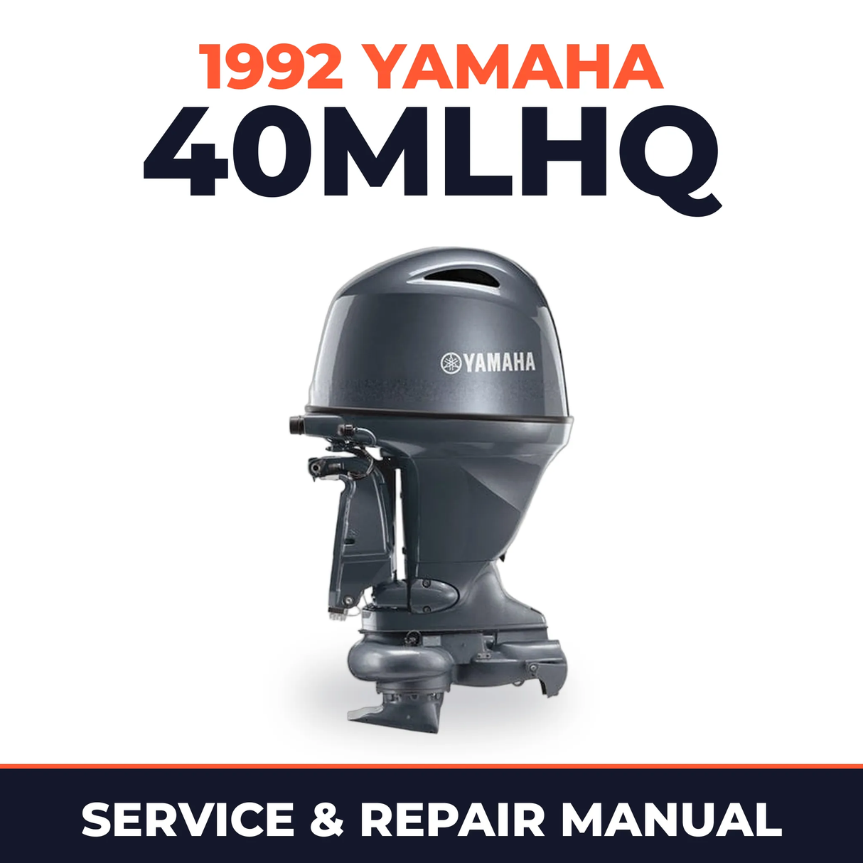 1992 Yamaha 40MLHQ 2 stroke Service and Repair Manual