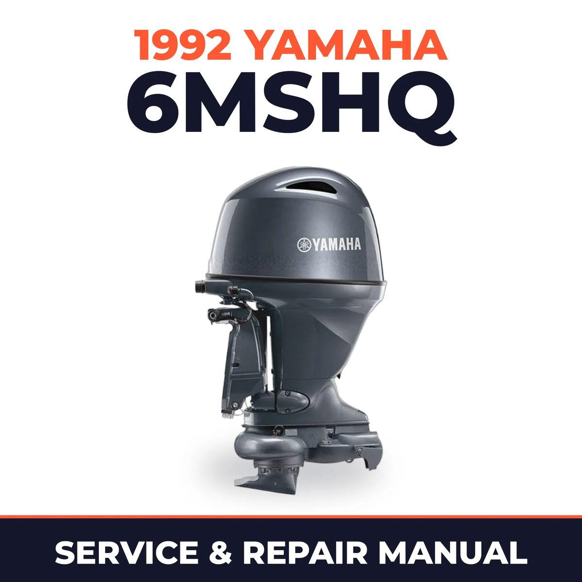 1992 Yamaha 6MSHQ 2 stroke Service and Repair Manual