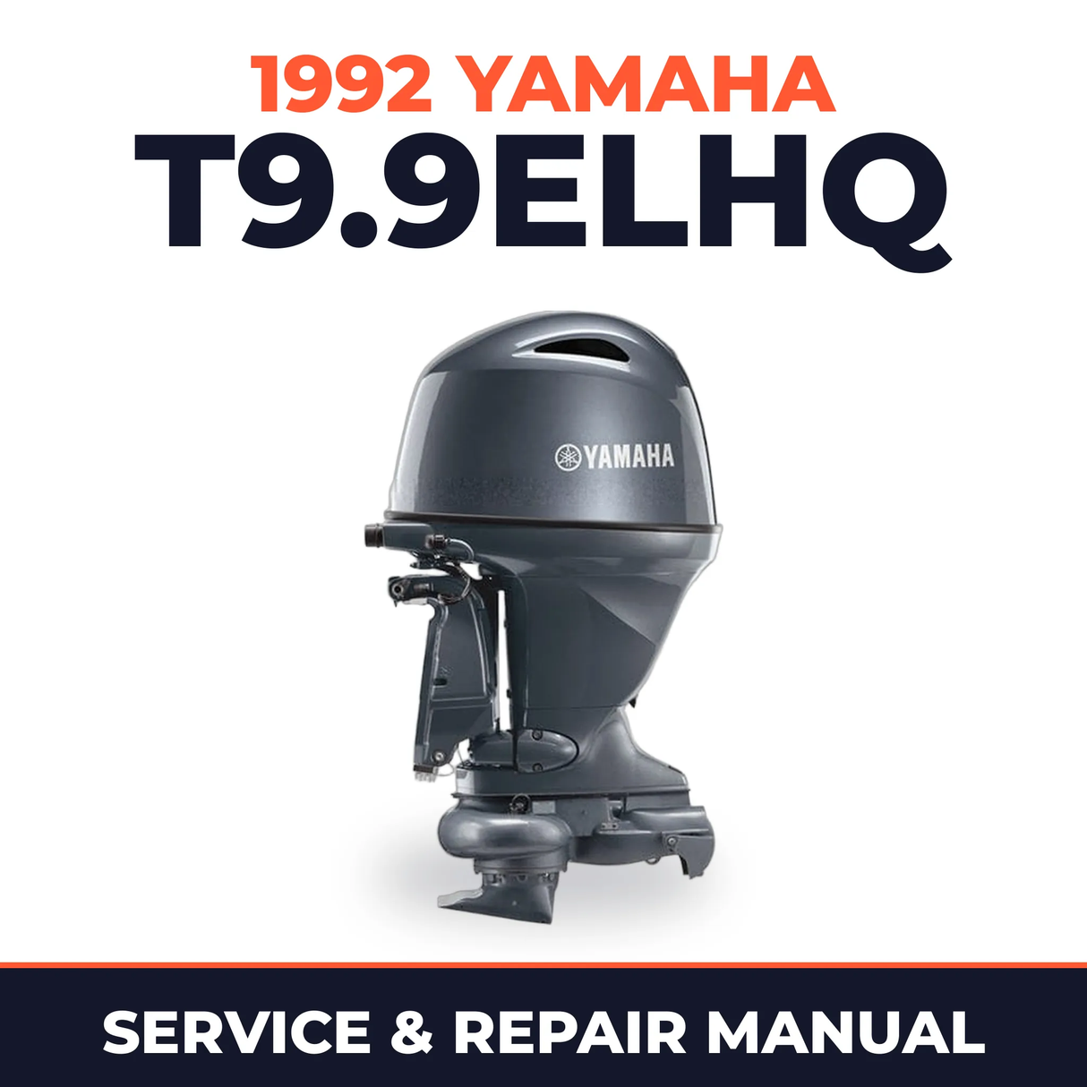 1992 Yamaha T9.9ELHQ 2 stroke Service and Repair Manual