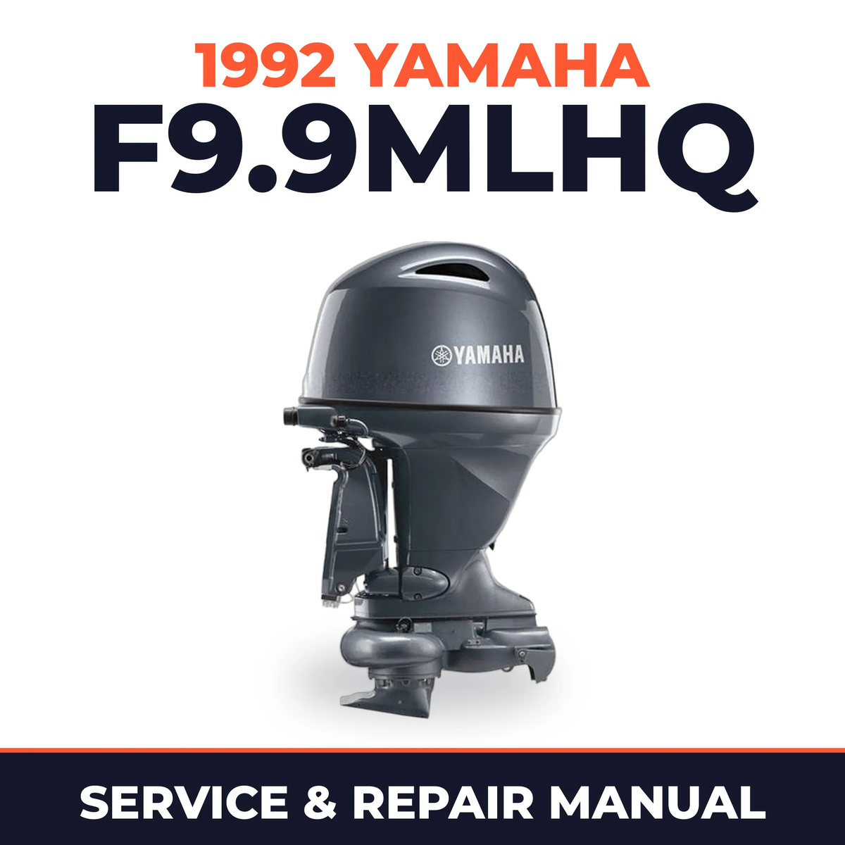 1992 Yamaha F9.9MLHQ 4 stroke Service and Repair Manual