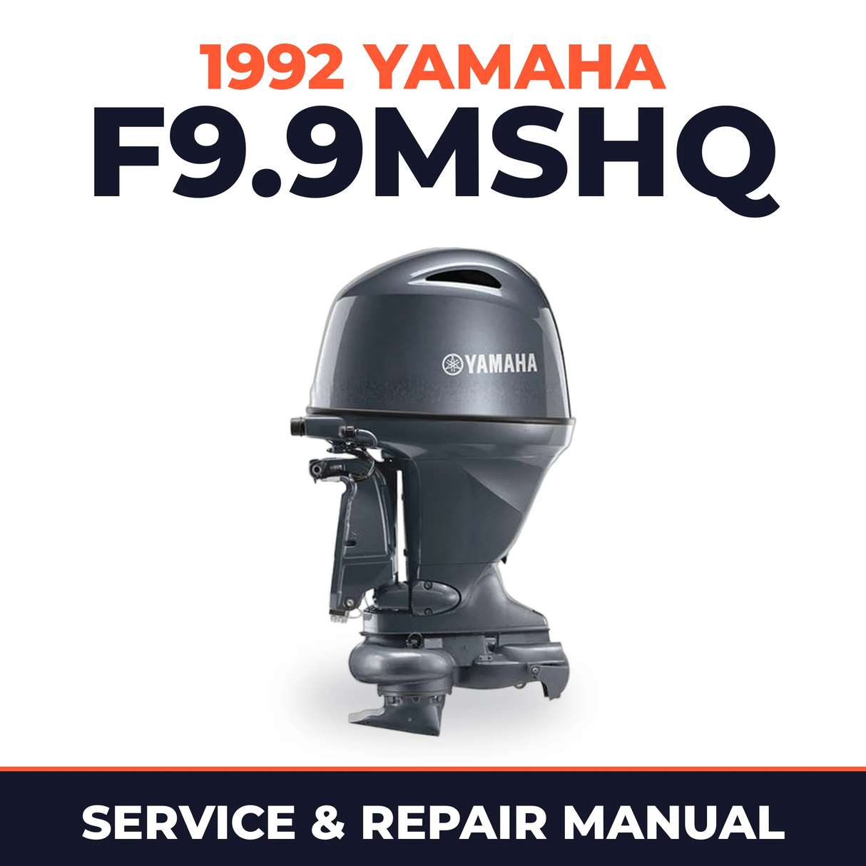 1992 Yamaha F9.9MSHQ 4 stroke Service and Repair Manual