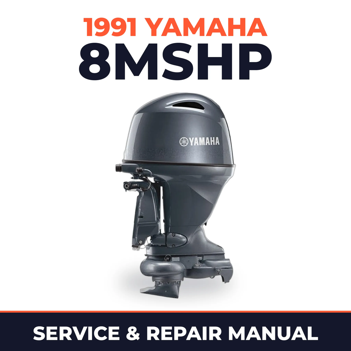 1991 Yamaha 8MSHP 2 stroke Service and Repair Manual
