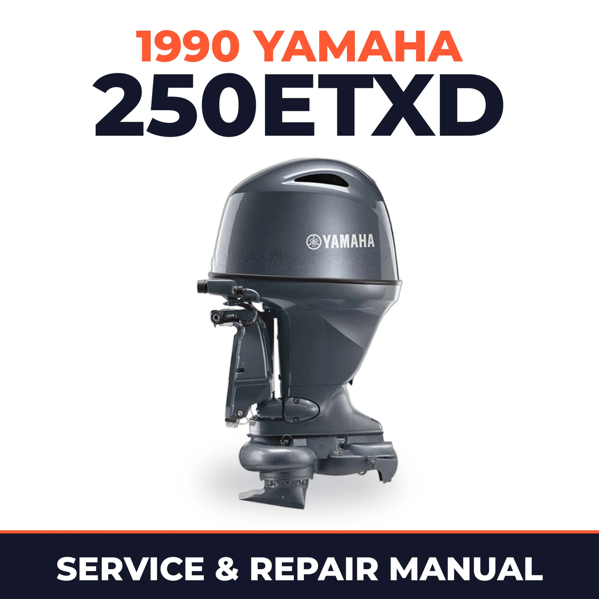 1990 Yamaha 250ETXD 2 stroke Service and Repair Manual