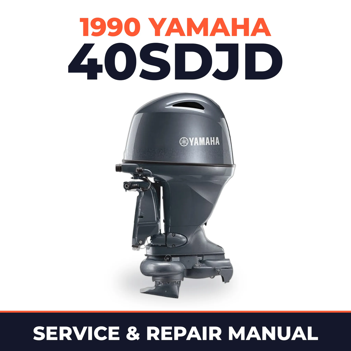 1990 Yamaha 40SDJD 2 stroke Service and Repair Manual