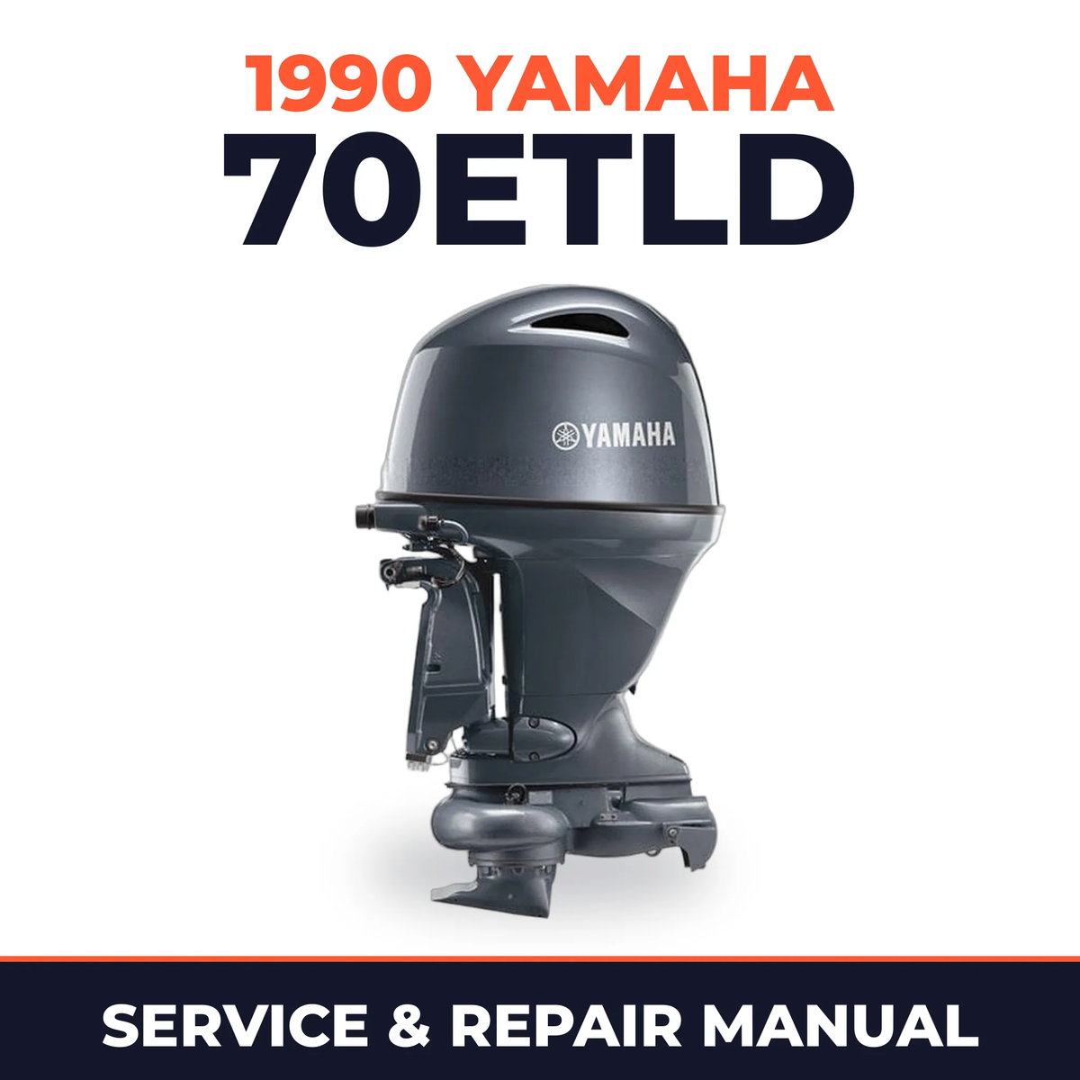1990 Yamaha 70ETLD 2 stroke Service and Repair Manual
